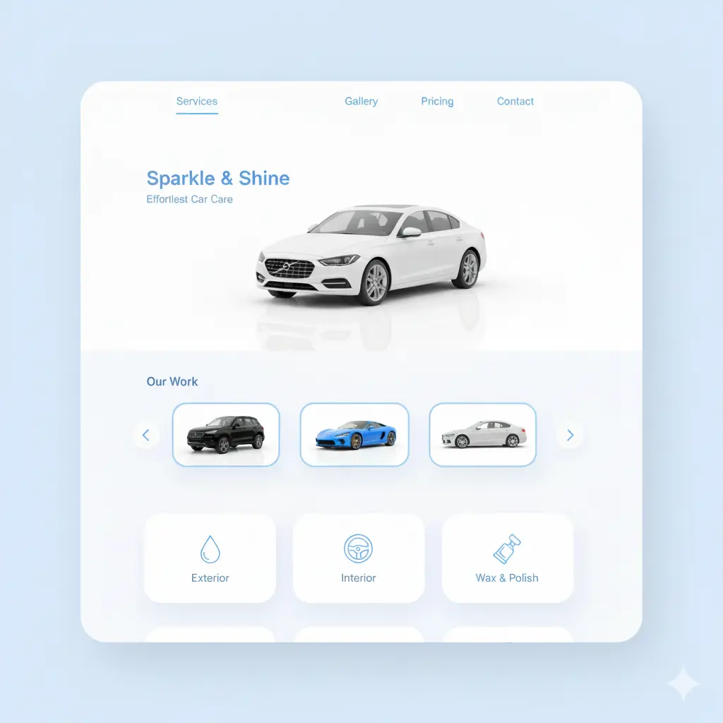 Luxury Brand Website Template Design